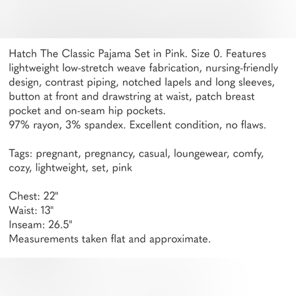 Hatch Maternity Pajamas - Picture 14 of 14